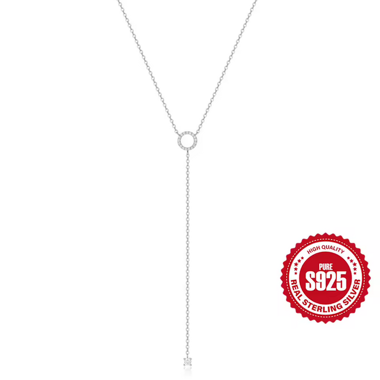 Turquoise Geometric Sterling Silver Necklace