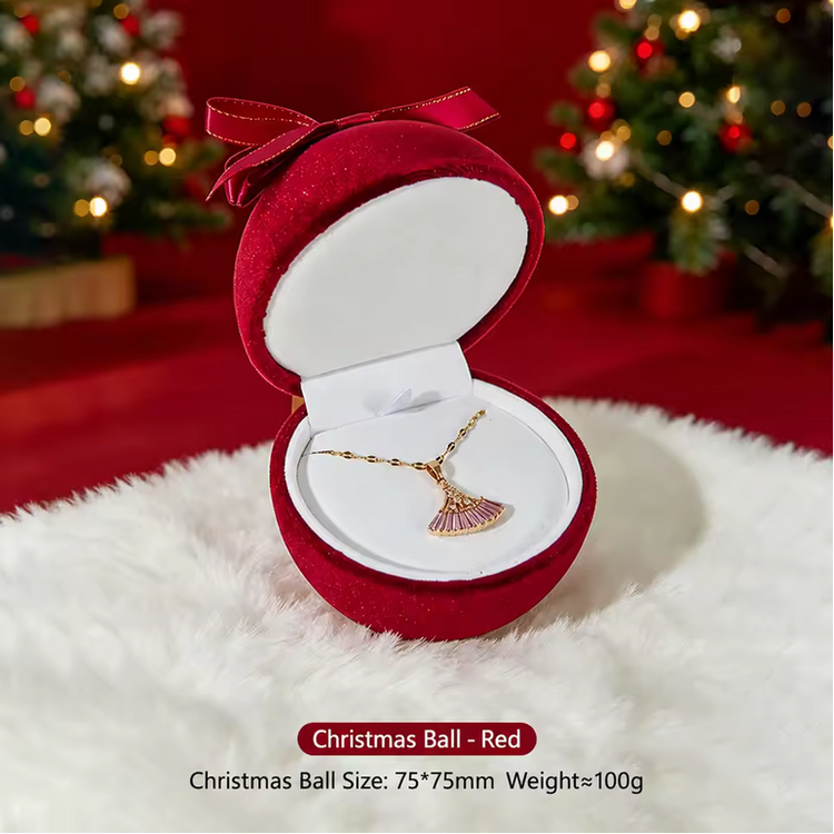 Luminous Holiday Sphere Ring Box