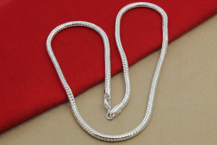 Sterling Silver Snake Chain Necklace - Timeless Elegance for Every Occasion