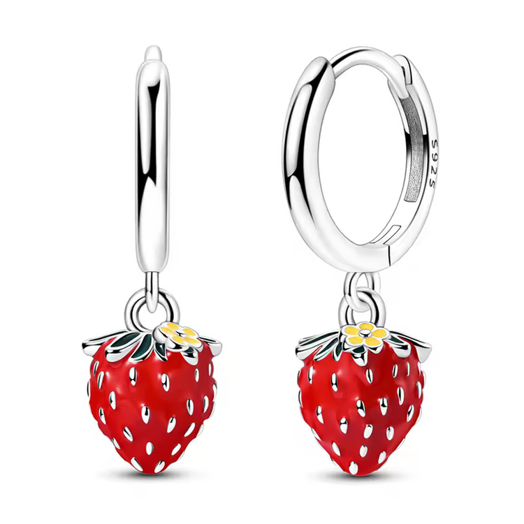Silver Cubic Zirconia Hoop Earrings