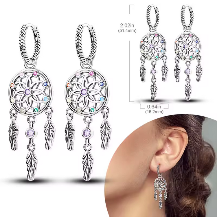 Silver Cubic Zirconia Hoop Earrings