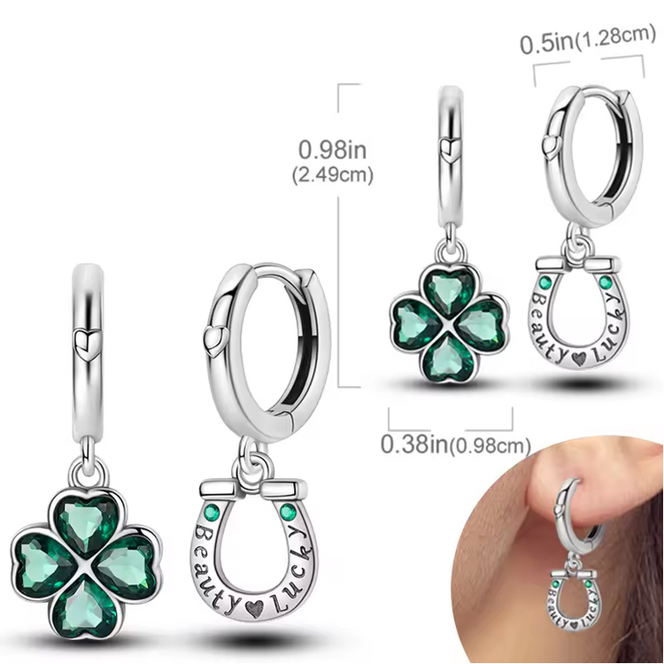 Silver Cubic Zirconia Hoop Earrings