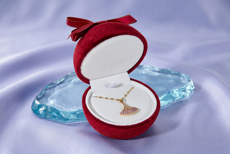 Luminous Holiday Sphere Ring Box